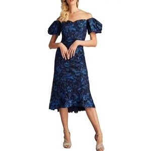 belline embroidered chiffon midi dress Chiffon Midi Dress With Sleeves White Belline Embroidered Chiffon Midi Dress